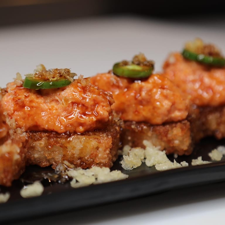 Spicy Tuna Crispy Rice Delight
