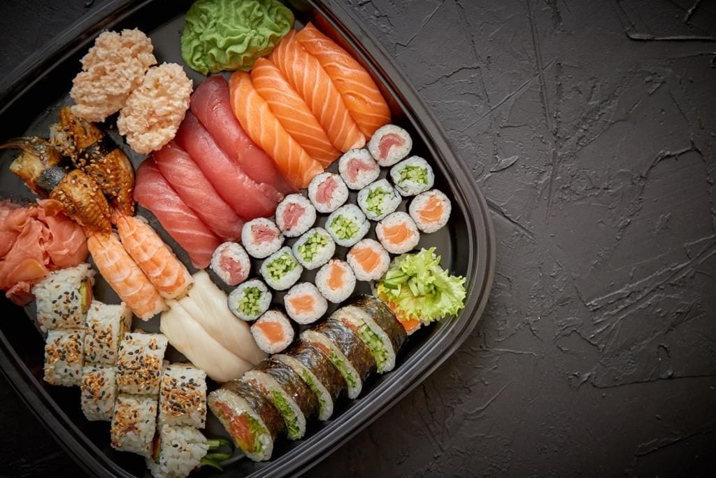 48 Pc Family Sushi Tray.