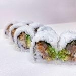 Salmon Skin with Avocado Roll.