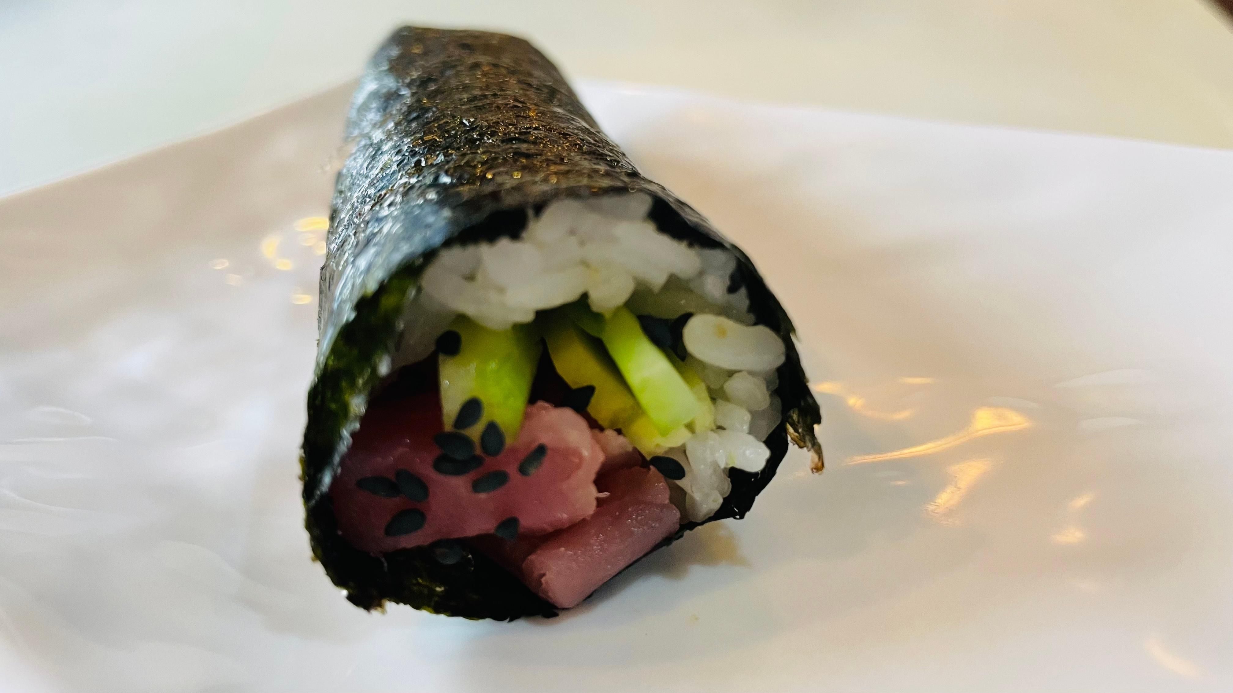 Fresh Tuna Handroll.