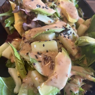 Green Salad with Miso Dressing