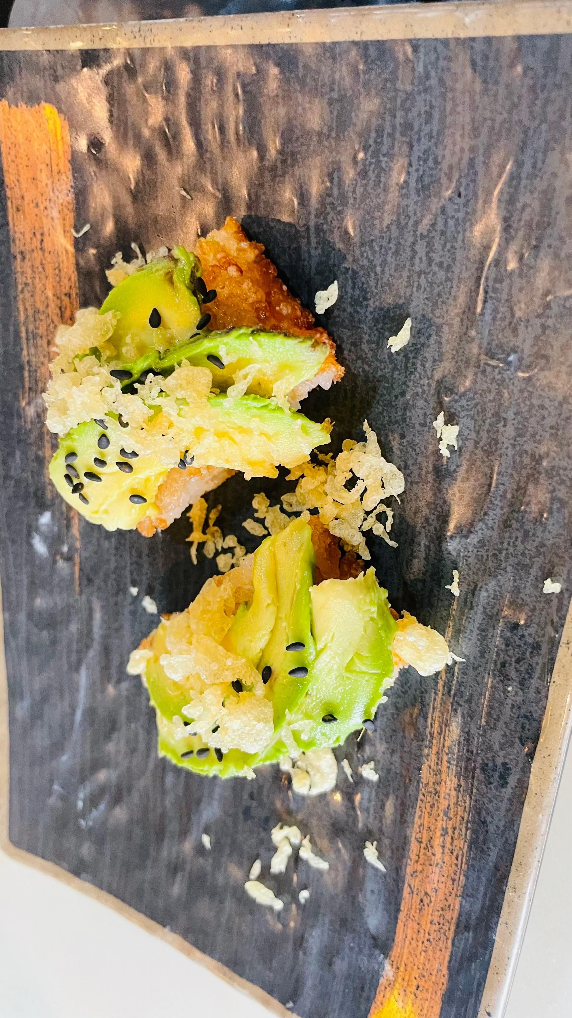 Crispy Rice W/ Avocado 2 Pcs.