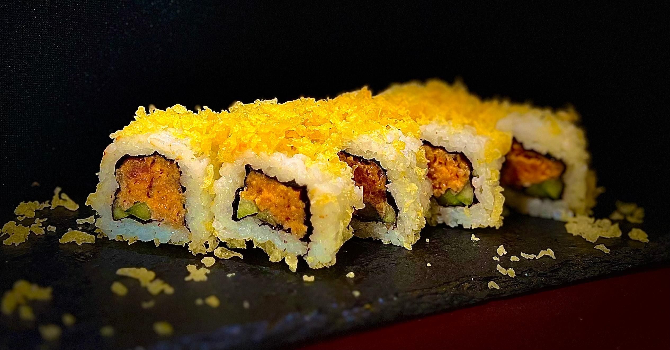Crunchy Spicy Tuna Roll.