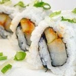 Spicy Yellowtail Roll with Scallion.